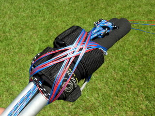 Photo 2 of winding lines around Brake handles