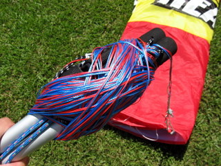 Photo 3 of winding lines around Brake handles