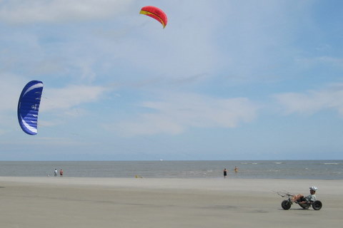 Greg Tresan was ripping up the shoreline with his Flexifoil Sabre